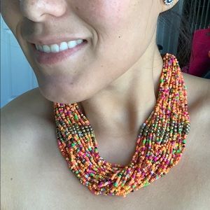 Colorful seed bead necklace ✨❤️